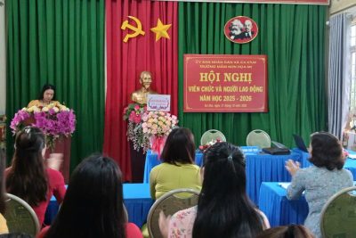 TRƯỜNG MẦM NON HỌA MI TỔ CHỨC HỘI NGHỊ VIÊN CHỨC – NGƯỜI LAO ĐỘNG NĂM HỌC 2025-2026